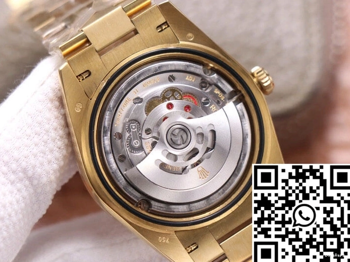 Factory EW Day-Date Yellow Black Dial M228348RBR-0001 Rolex Gold 1114